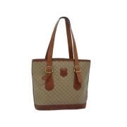 Celine Vintage Pre-owned Canvas celine-vskor Beige, Dam