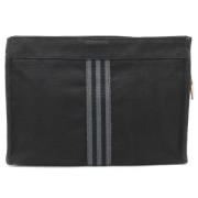 Hermès Vintage Pre-owned Canvas kuvertvskor Black, Dam