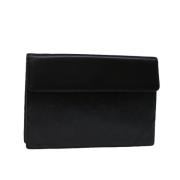 Yves Saint Laurent Vintage Pre-owned Laeder kuvertvskor Black, Dam