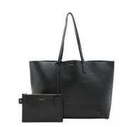 Yves Saint Laurent Vintage Pre-owned Laeder axelremsvskor Black, Dam