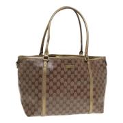 Gucci Vintage Pre-owned Canvas gucci-vskor Yellow, Dam