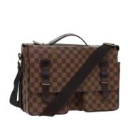 Louis Vuitton Vintage Pre-owned Canvas louis-vuitton-vskor Brown, Dam