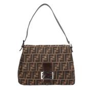 Fendi Vintage Pre-owned Canvas fendi-vskor Brown, Dam