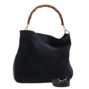 Gucci Vintage Pre-owned Mocka gucci-vskor Black, Dam