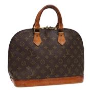 Louis Vuitton Vintage Pre-owned Canvas handvskor Brown, Dam