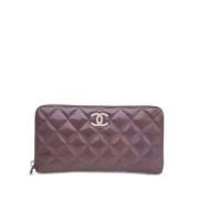 Chanel Vintage Pre-owned Laeder plnbcker Purple, Dam