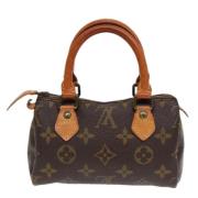 Louis Vuitton Vintage Pre-owned Canvas handvskor Brown, Dam