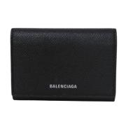 Balenciaga Vintage Pre-owned Laeder plnbcker Black, Dam