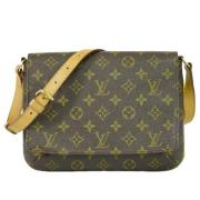 Louis Vuitton Vintage Pre-owned Canvas louis-vuitton-vskor Brown, Dam