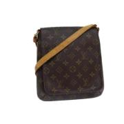 Louis Vuitton Vintage Pre-owned Canvas louis-vuitton-vskor Brown, Dam