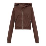 Rick Owens Mountain Sweatshirt Brown, Dam