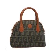 Fendi Vintage Pre-owned Canvas handvskor Multicolor, Dam