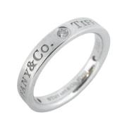 Tiffany & Co. Pre-owned Pre-owned Platina ringar Gray, Dam