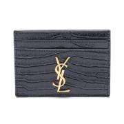 Yves Saint Laurent Vintage Pre-owned Laeder plnbcker Black, Unisex