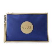 Gucci Vintage Pre-owned Nylon gucci-vskor Blue, Herr