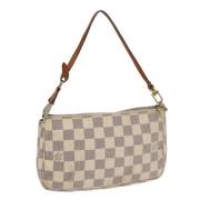 Louis Vuitton Vintage Pre-owned Canvas handvskor Beige, Dam