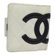 Chanel Vintage Pre-owned Laeder handvskor White, Dam