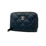 Chanel Vintage Pre-owned Laeder plnbcker Black, Dam