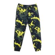 Octopus Camo Jogger Byxor Gul/Svart Multicolor, Herr