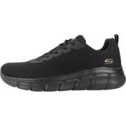 Skechers Flex Visionar Sneakers Black, Dam