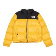 The North Face Retro Nuptse Guld Dunjacka Yellow, Dam