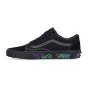 Vans Svart Low-Top Sneaker med Ikoniska Ränder Black, Herr