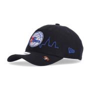 New Era NBA Tip Off 920 Phi76e Svart Keps Multicolor, Herr