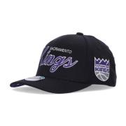 Mitchell & Ness Sacramento Kings Script Snapback Cap Black, Herr