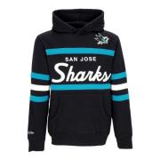 Mitchell & Ness NHL Head Coach Hoodie San Jose Sharks Multicolor, Herr