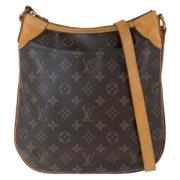 Louis Vuitton Vintage Pre-owned Canvas crossbodyvskor Brown, Dam