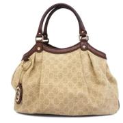 Gucci Vintage Pre-owned Canvas gucci-vskor Brown, Dam