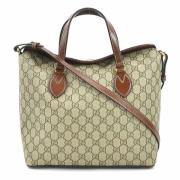 Gucci Vintage Pre-owned Laeder gucci-vskor Beige, Dam