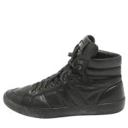 Moncler Pre-owned Pre-owned Laeder sneakers Black, Herr