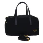 Prada Vintage Pre-owned Nylon prada-vskor Black, Dam