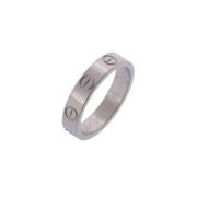 Cartier Vintage Pre-owned Vitt guld ringar Gray, Dam