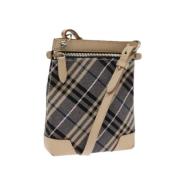 Burberry Vintage Pre-owned Canvas axelremsvskor Black, Dam