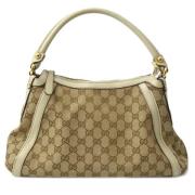 Gucci Vintage Pre-owned Canvas gucci-vskor Brown, Dam