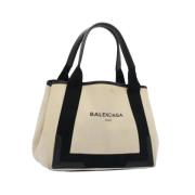 Balenciaga Vintage Pre-owned Canvas balenciaga-vskor Beige, Dam