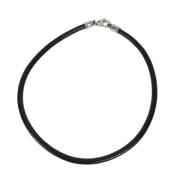 Bvlgari Vintage Pre-owned Laeder halsband Black, Dam