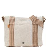 Hermès Vintage Pre-owned Canvas axelremsvskor Beige, Dam