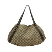 Gucci Vintage Pre-owned Canvas totevskor Beige, Dam