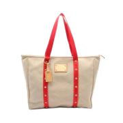 Louis Vuitton Vintage Pre-owned Canvas louis-vuitton-vskor Beige, Dam