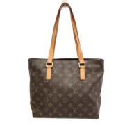 Louis Vuitton Vintage Pre-owned Tyg louis-vuitton-vskor Brown, Dam