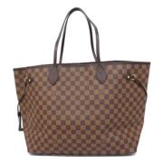 Louis Vuitton Vintage Pre-owned Tyg louis-vuitton-vskor Brown, Dam