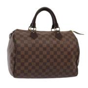 Louis Vuitton Vintage Pre-owned Canvas handvskor Brown, Dam