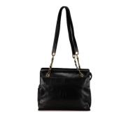 Chanel Vintage Pre-owned Laeder totevskor Black, Dam