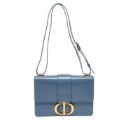 Dior Vintage Pre-owned Laeder axelremsvskor Blue, Dam