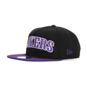 New Era NBA Lakers Platt Skärm Keps Svart/Lila Black, Unisex