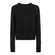 Allude Svart Sweatshirt Kollektion Aw24 Black, Dam