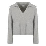 Allude Kragsweater 1/1 Gray, Dam